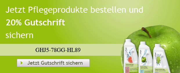 Jetzt Gutschrift sichern